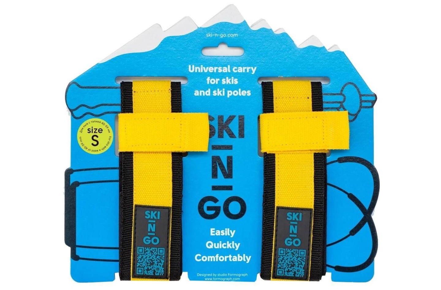 Porte-skis et bâtons de ski SKI-N-GO