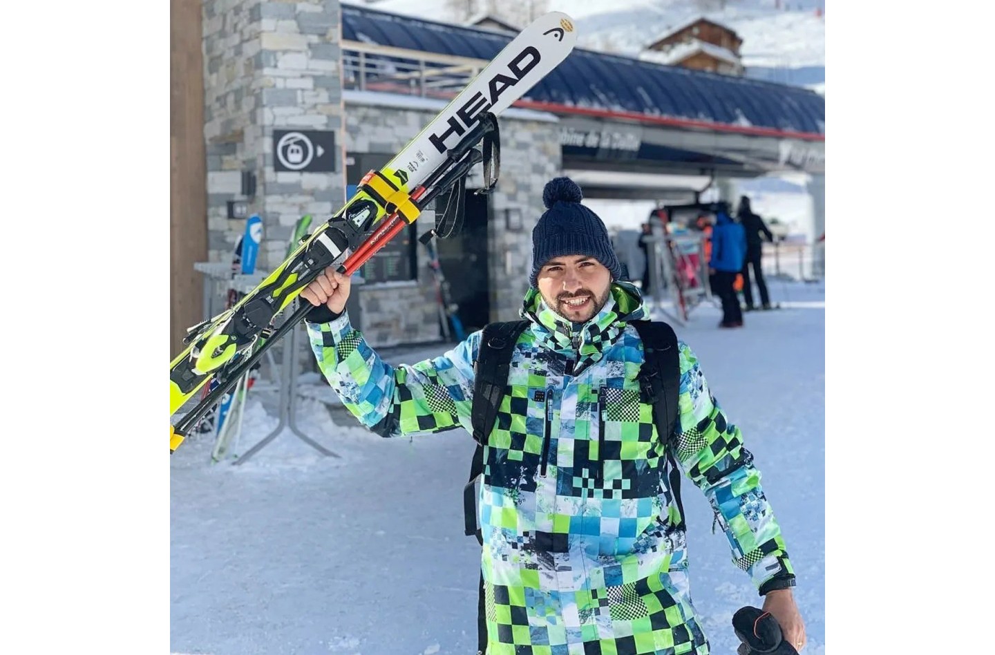 Porte-skis et bâtons de ski SKI-N-GO