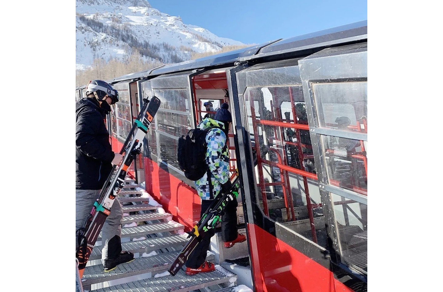 Porte-skis et bâtons de ski SKI-N-GO