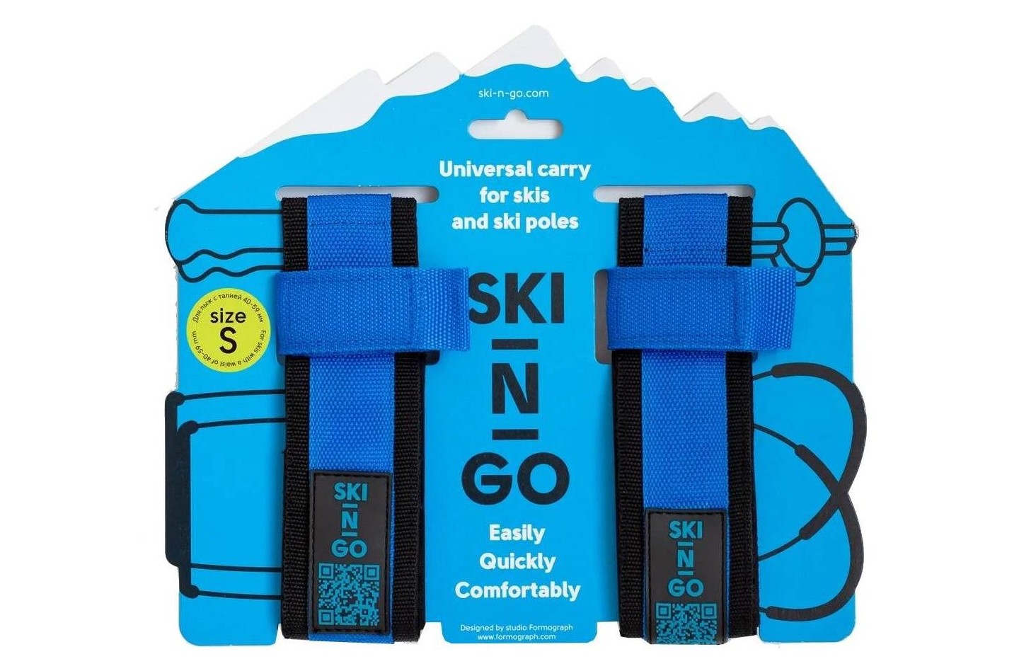 Porte-skis et bâtons de ski SKI-N-GO