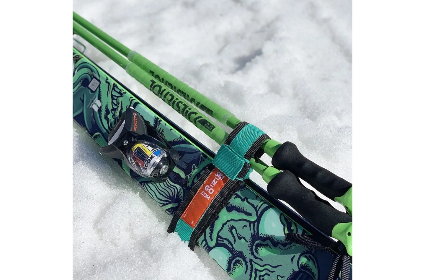 Porte-skis et bâtons de ski SKI-N-GO
