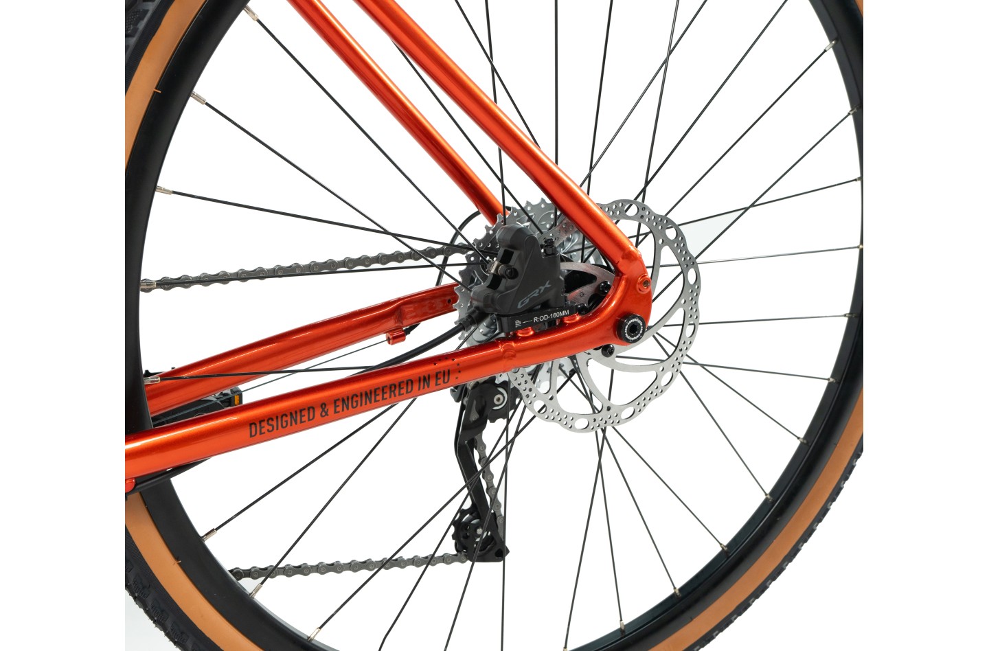 Vélo WELT G100 cadre 560 XL orange ABIME carton S03